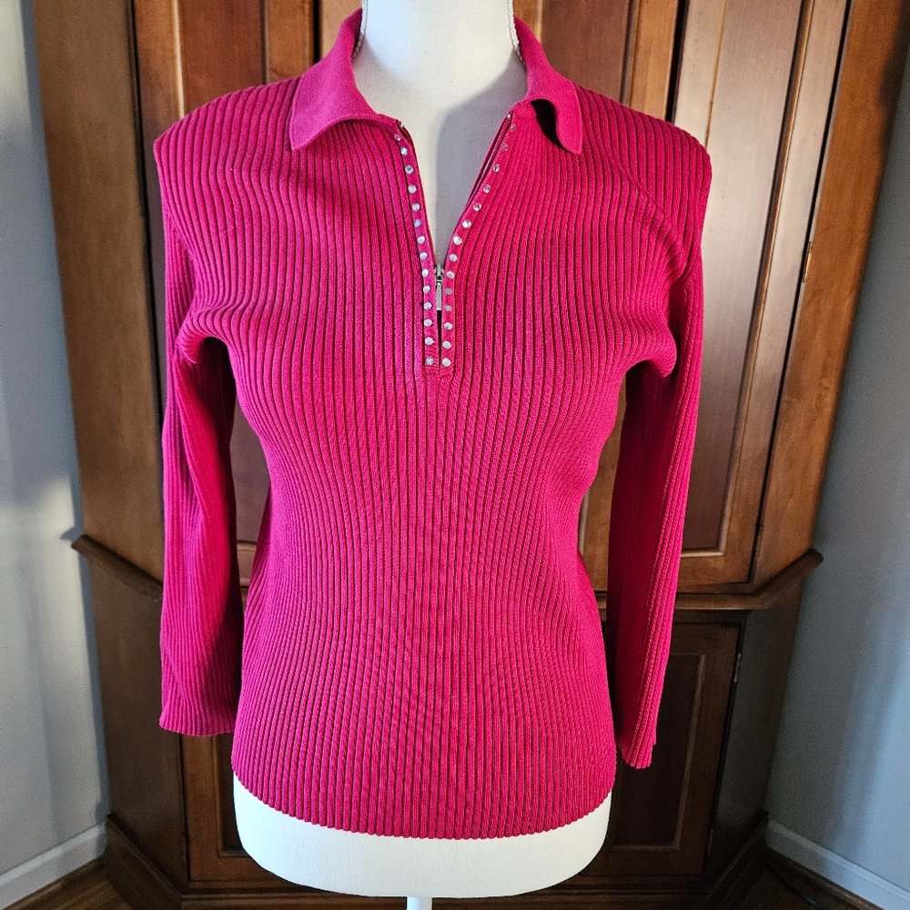 Cable & Gauge Large Top with Front Zip